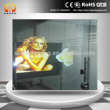 Película holográfica vendedora caliente 3d, película de la proyección trasera para las compras de la ventana